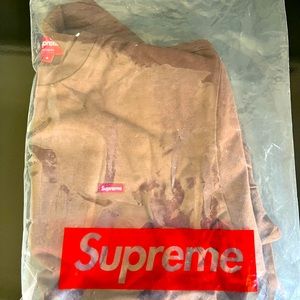Supreme plain brown tee